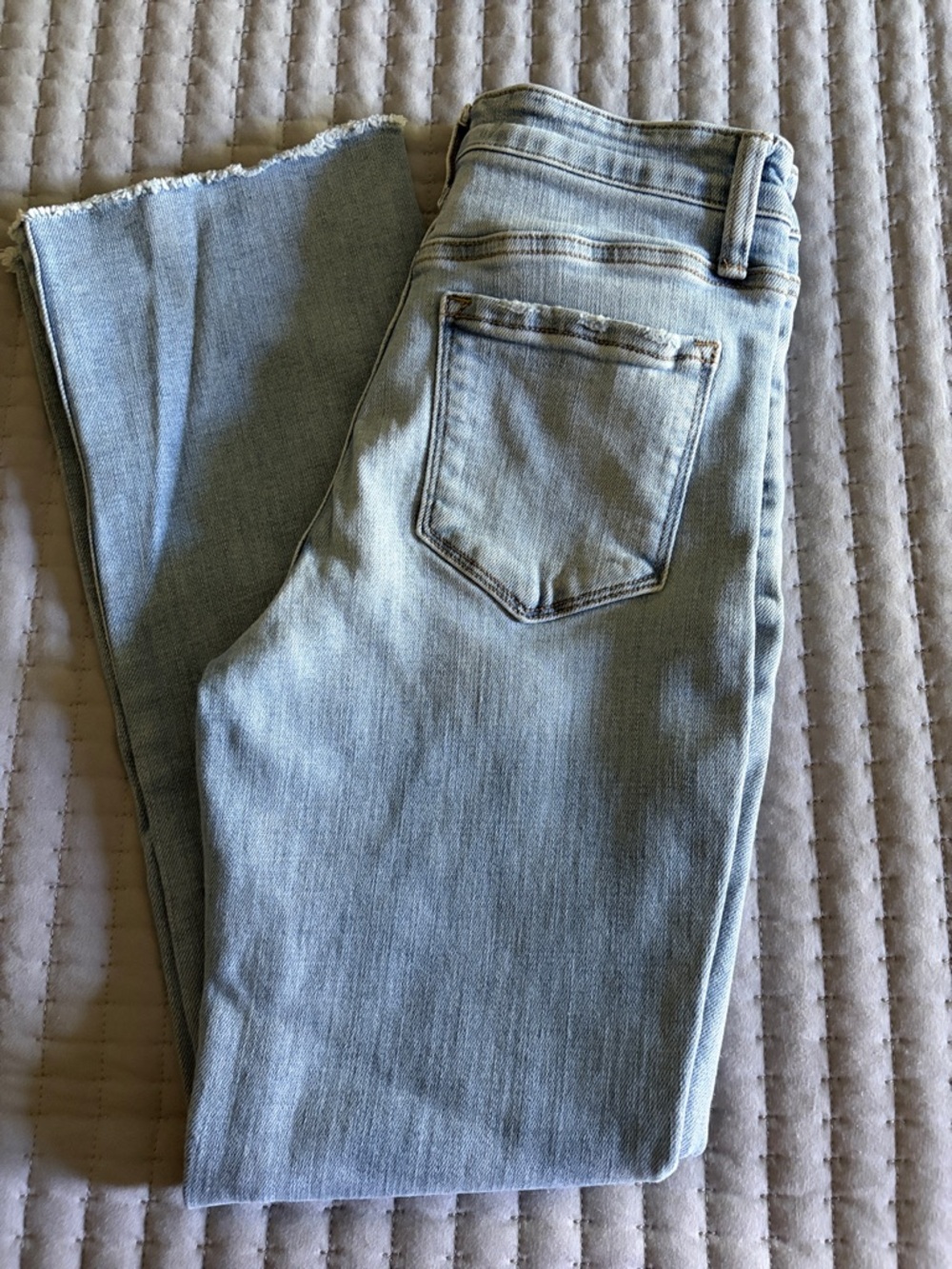 VERVET BY FLYING MONKEY High Rise Crop Flare Jeans